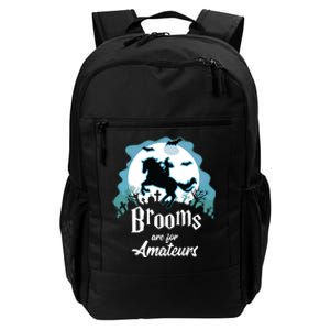 Brooms Are For Amateurs Halloween Horse Lovers Daily Commute Backpack