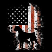 Boxer American Flag USA 4th Of July Dog Gifts Toddler T-Shirt