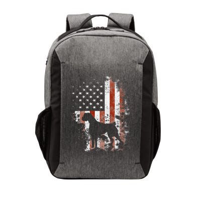 Boxer American Flag USA 4th Of July Dog Gifts Vector Backpack