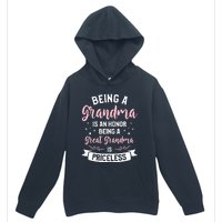 Being A Grandma Is An Honor Being A Great Grandma Urban Pullover Hoodie