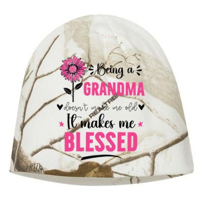 being a grandma doesn't make me old it makes me blessed Kati - Camo Knit Beanie