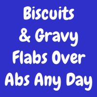 Biscuits And Gravy Flabs Over Abs Any Day Funny Breakfast Gift Mesh Reversible Basketball Jersey Tank