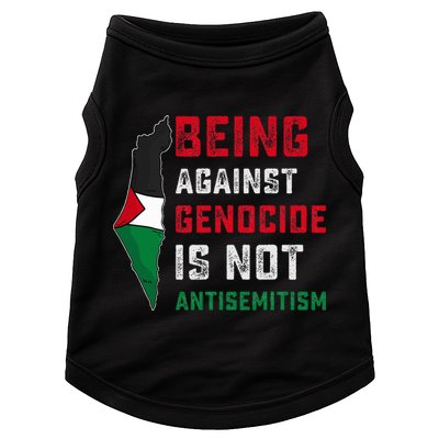 Being Against Genocide Is Not Antisemitism Support Palestine Doggie Tank