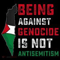 Being Against Genocide Is Not Antisemitism Support Palestine Sustainable Bucket Hat