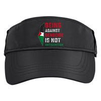 Being Against Genocide Is Not Antisemitism Support Palestine Adult Drive Performance Visor