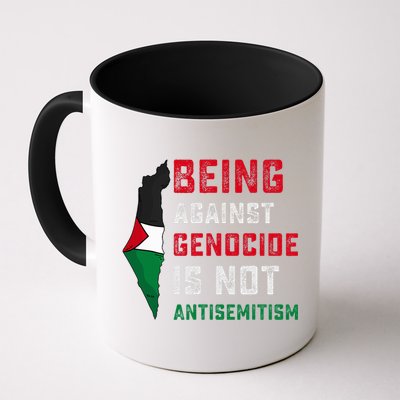 Being Against Genocide Is Not Antisemitism Support Palestine Mug