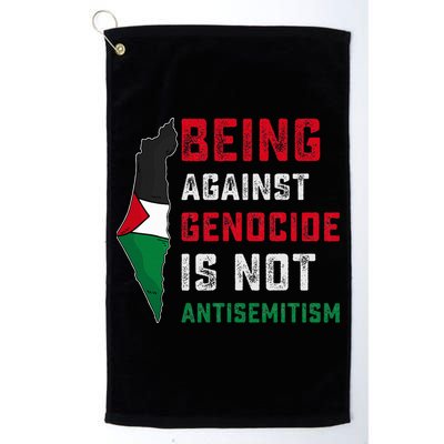 Being Against Genocide Is Not Antisemitism Support Palestine Golf Towel
