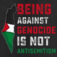 Being Against Genocide Is Not Antisemitism Support Palestine Microfiber Hand Towel