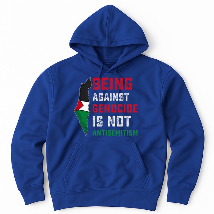 Being Against Genocide Is Not Antisemitism Support Palestine Hoodie