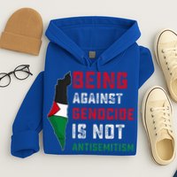 Being Against Genocide Is Not Antisemitism Support Palestine Hoodie