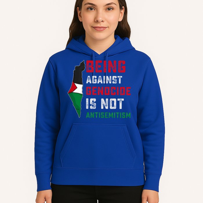 Being Against Genocide Is Not Antisemitism Support Palestine Hoodie