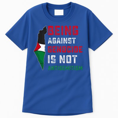 Being Against Genocide Is Not Antisemitism Support Palestine Tall T-Shirt