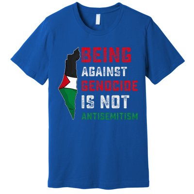 Being Against Genocide Is Not Antisemitism Support Palestine Premium T-Shirt