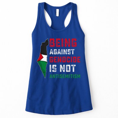 Being Against Genocide Is Not Antisemitism Support Palestine Womens Tank Top