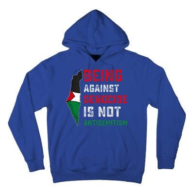 Being Against Genocide Is Not Antisemitism Support Palestine Tall Hoodie