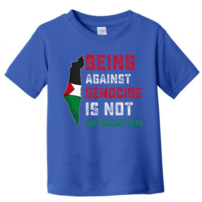 Being Against Genocide Is Not Antisemitism Support Palestine Toddler T-Shirt