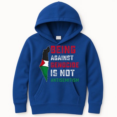Being Against Genocide Is Not Antisemitism Support Palestine Kids Hoodie