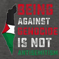 Being Against Genocide Is Not Antisemitism Support Palestine Vector Backpack