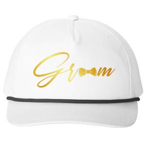 Bride And Groom Husband And Wife Matching Wedding Snapback Five-Panel Rope Hat