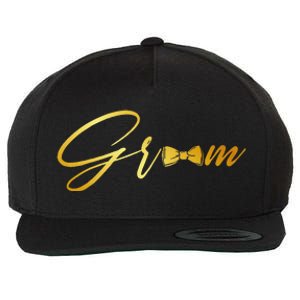 Bride And Groom Husband And Wife Matching Wedding Wool Snapback Cap