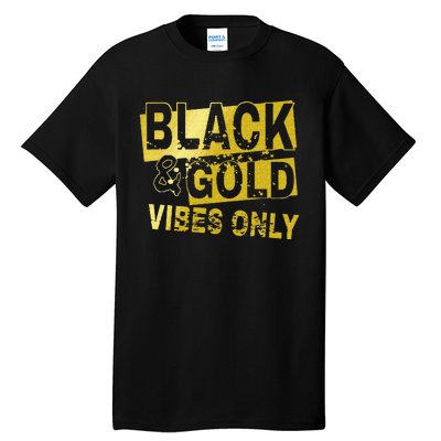 Black And Golds Cool Design Tall T-Shirt