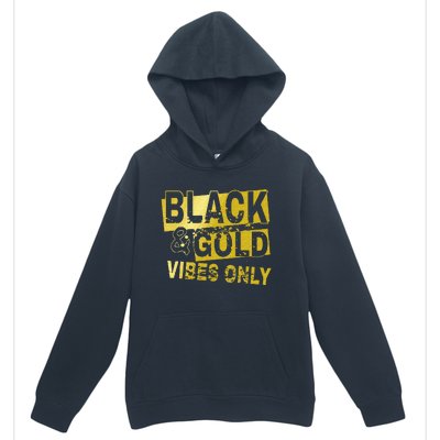 Black And Golds Cool Design Urban Pullover Hoodie