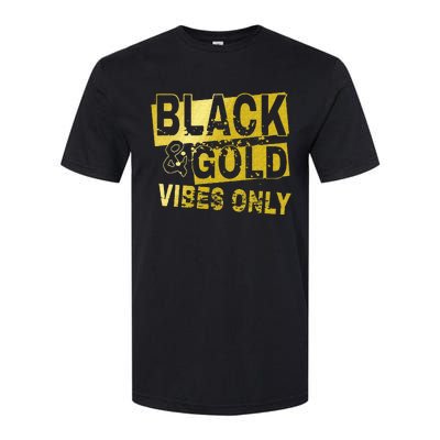 Black And Golds Cool Design Softstyle® CVC T-Shirt