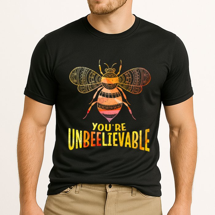 Bee Art Graphic Unbeelievable Bees Meaningful Gift Cooling Performance Crew T-Shirt