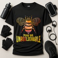 Bee Art Graphic Unbeelievable Bees Meaningful Gift Cooling Performance Crew T-Shirt