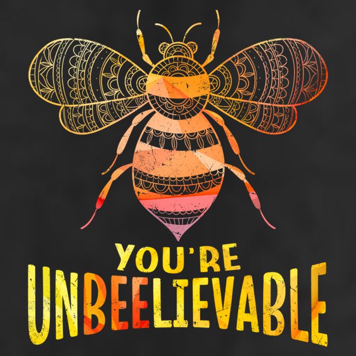 Bee Art Graphic Unbeelievable Bees Meaningful Gift Adult Drive Performance Visor