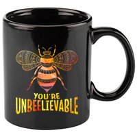 Bee Art Graphic Unbeelievable Bees Meaningful Gift 11oz C Handle Ceramic Mug