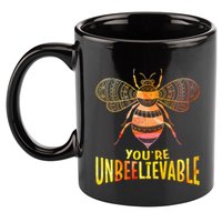 Bee Art Graphic Unbeelievable Bees Meaningful Gift 11oz C Handle Ceramic Mug