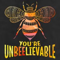 Bee Art Graphic Unbeelievable Bees Meaningful Gift 11oz C Handle Ceramic Mug