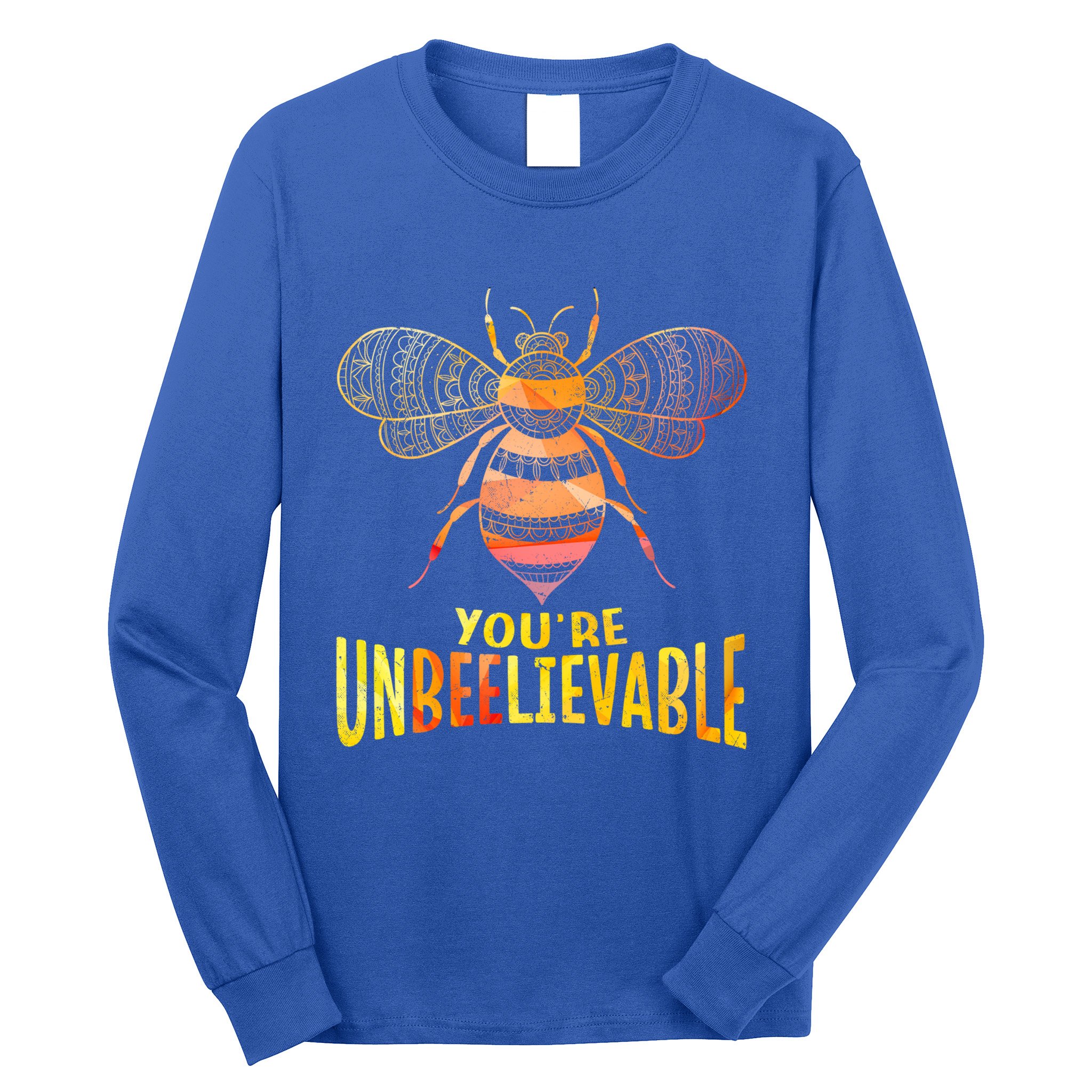 Bee Art Graphic Unbeelievable Bees Meaningful Gift Long Sleeve Shirt