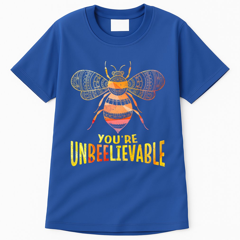 Bee Art Graphic Unbeelievable Bees Meaningful Gift Tall T-Shirt