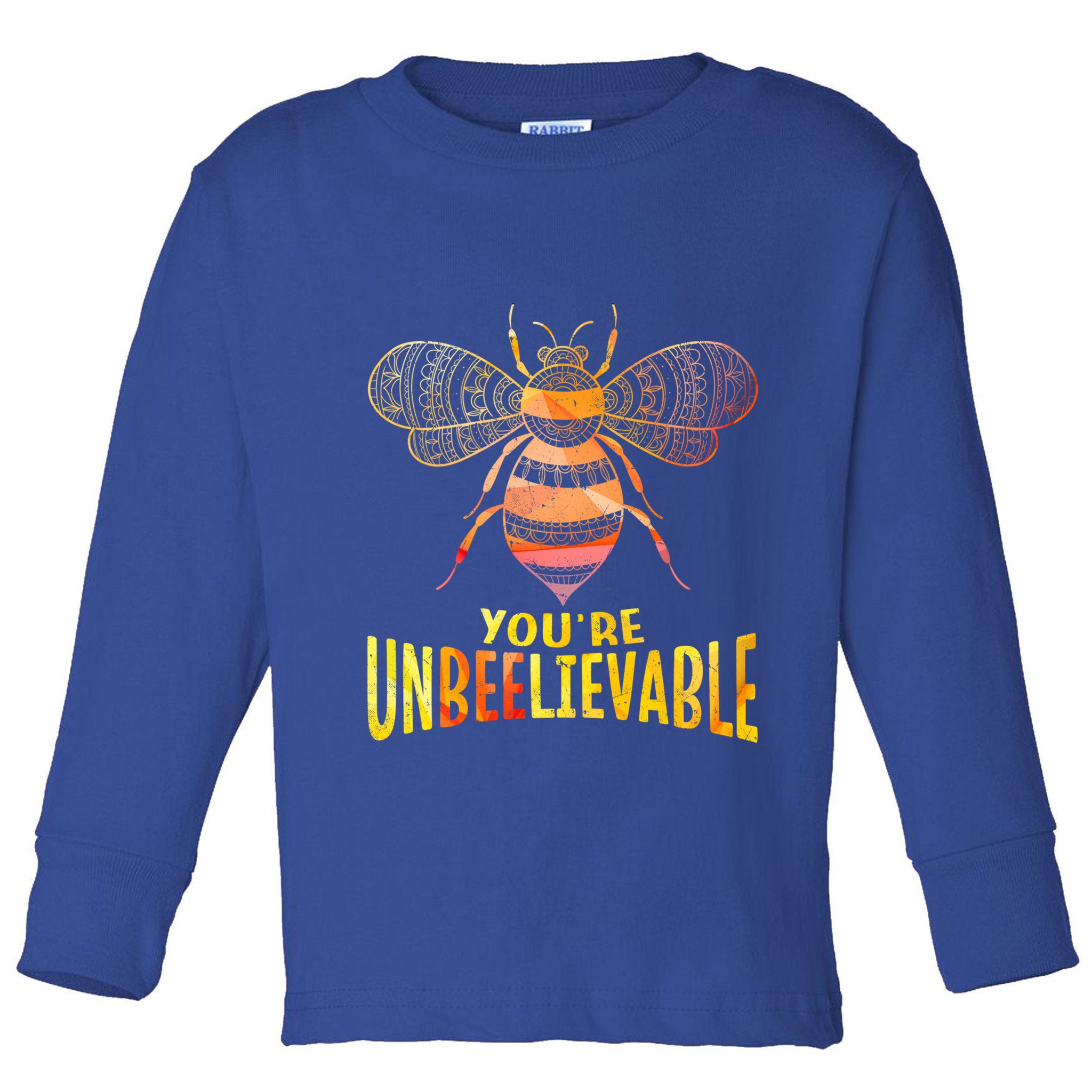 Bee Art Graphic Unbeelievable Bees Meaningful Gift Toddler Long Sleeve Shirt