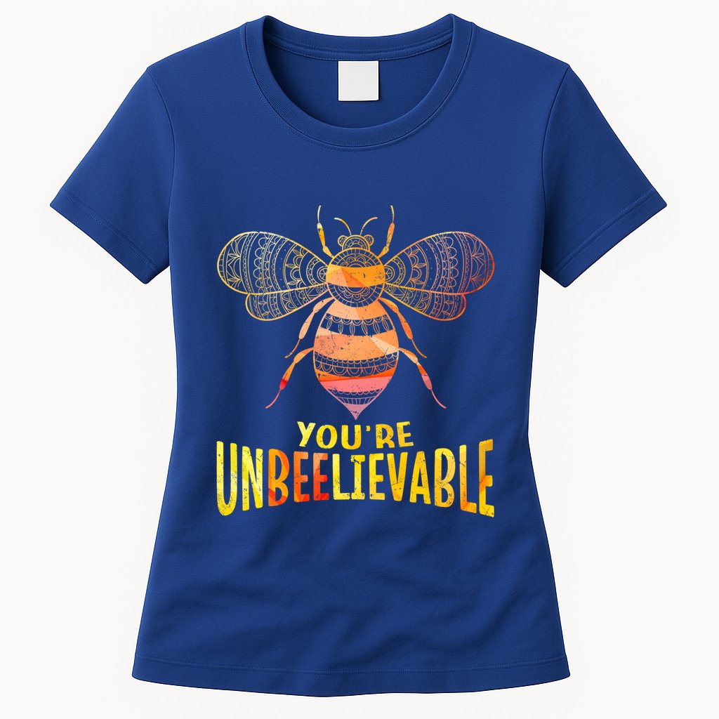 Bee Art Graphic Unbeelievable Bees Meaningful Gift Womens T-Shirt