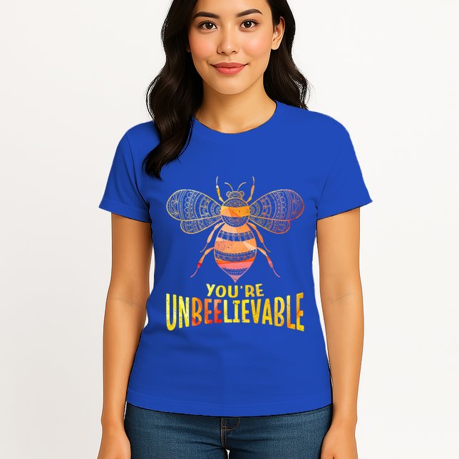 Bee Art Graphic Unbeelievable Bees Meaningful Gift Womens T-Shirt