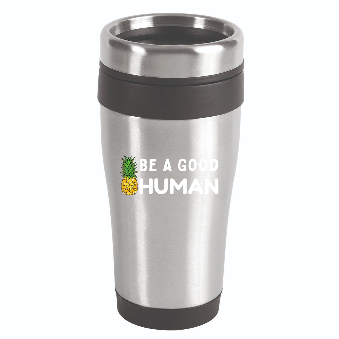 Be A Good Human Funny Down Syndrome Day Gift 16oz Travel Tumbler