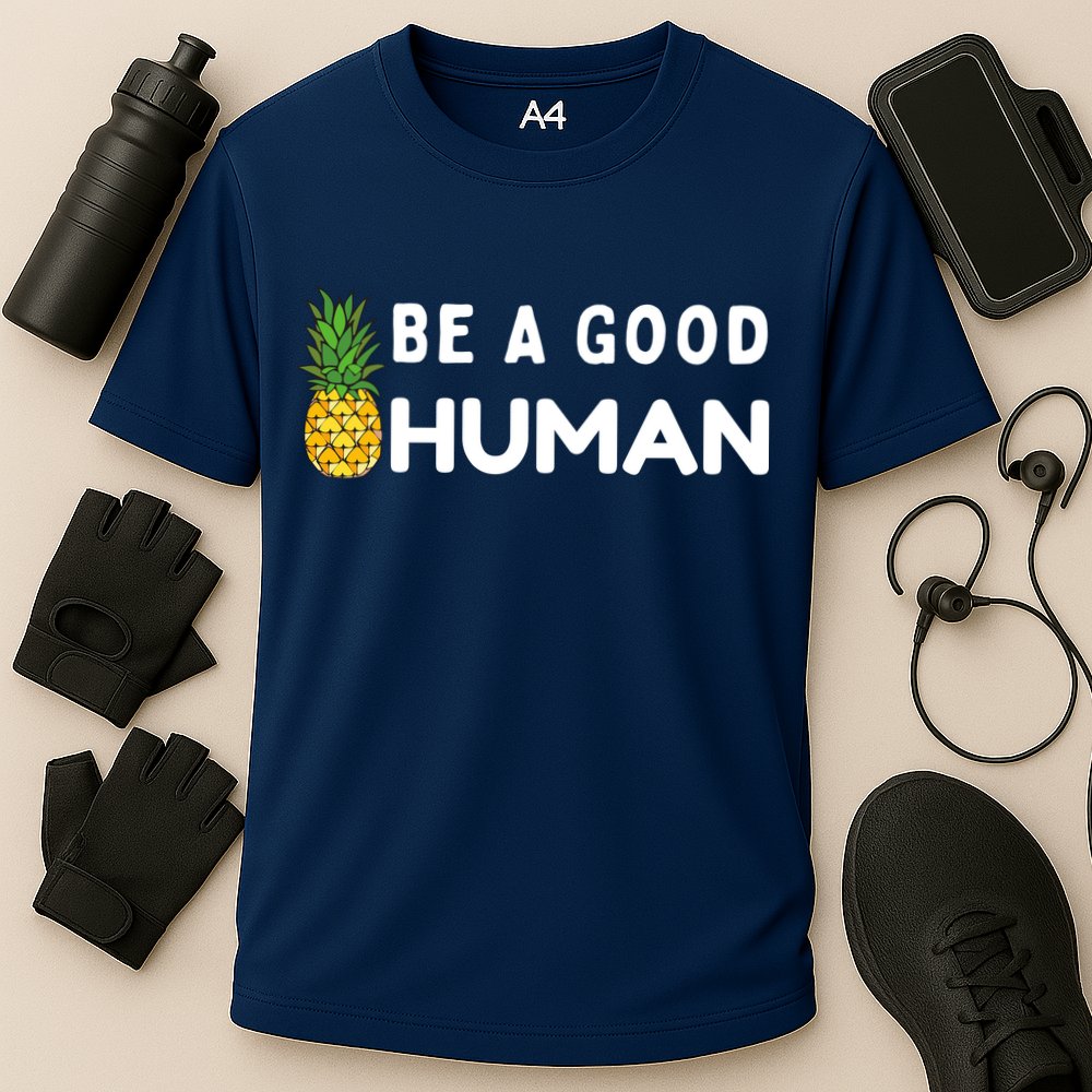 Be A Good Human Funny Down Syndrome Day Gift Cooling Performance Crew T-Shirt