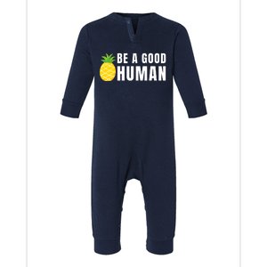 Be A Good Human Infant Fleece One Piece