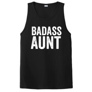 Badass Aunt Gift Funny New Aunt Idea New Niece Nephew Gift PosiCharge Competitor Tank