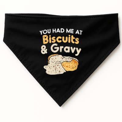 Biscuits And Gravy Gift Funny Food Funny Gift USA-Made Doggie Bandana