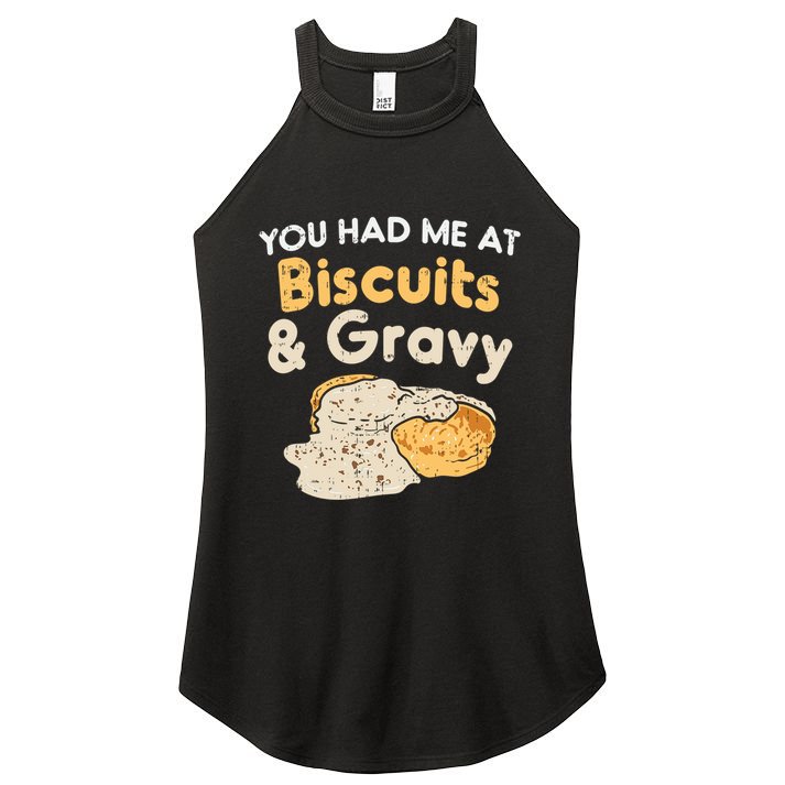 Biscuits And Gravy Gift Funny Food Funny Gift Women's Perfect Tri Rocker Tank