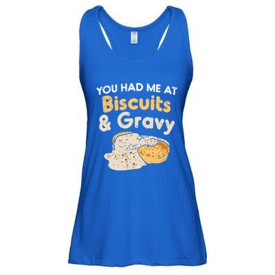 Biscuits And Gravy Gift Funny Food Funny Gift Ladies Essential Flowy Tank