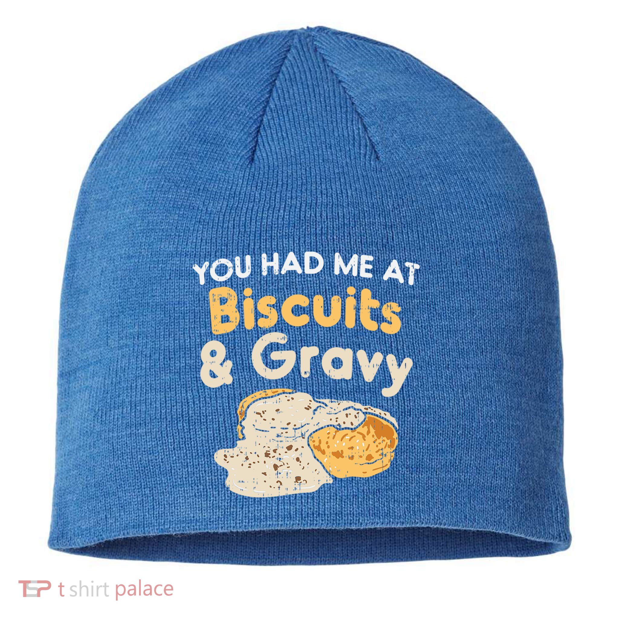 Biscuits And Gravy Gift Funny Food Funny Gift Sustainable Beanie