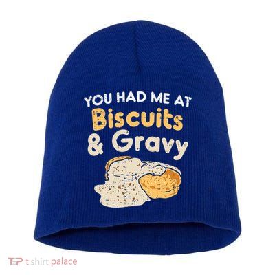 Biscuits And Gravy Gift Funny Food Funny Gift Short Acrylic Beanie