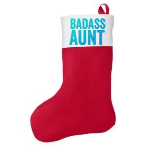 Badass Aunt Gift Funny New Aunt Idea New Niece Nephew Gift Felt Holiday Christmas Stocking