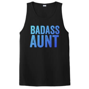 Badass Aunt Gift Funny New Aunt Idea New Niece Nephew Gift PosiCharge Competitor Tank