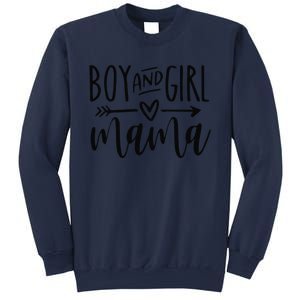 Boy And Girl Mama Mom Of Two Mommy MotherS Day Women Sweatshirt